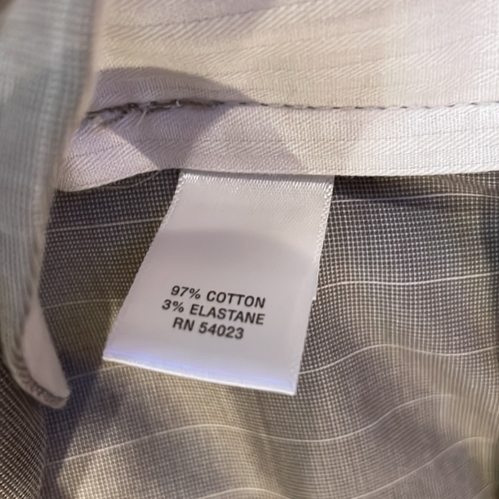 Banana Republic The Martin Fit stretch pin stripe cuffed dress slacks - Picture 7 of 7
